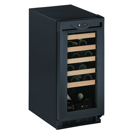 Uline Origins Series 24 Bottle 15 Wide Wine Cooler Black Yanyx