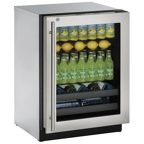 3000 Series Stainless Steel Wine & Beverage Center With Lock Left