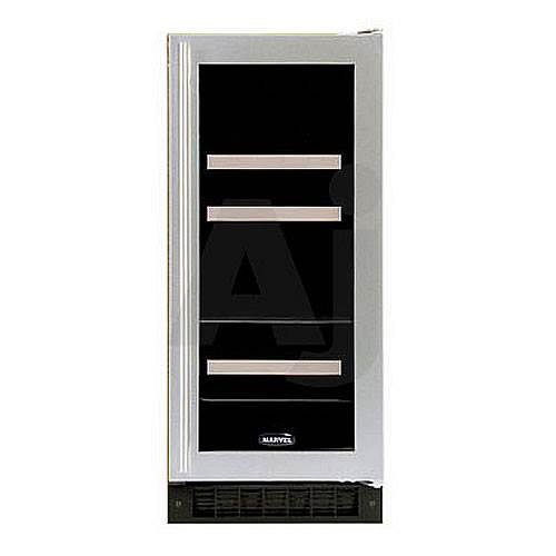 Marvel Beverage And Wine Fridge 15 Width Black With Black