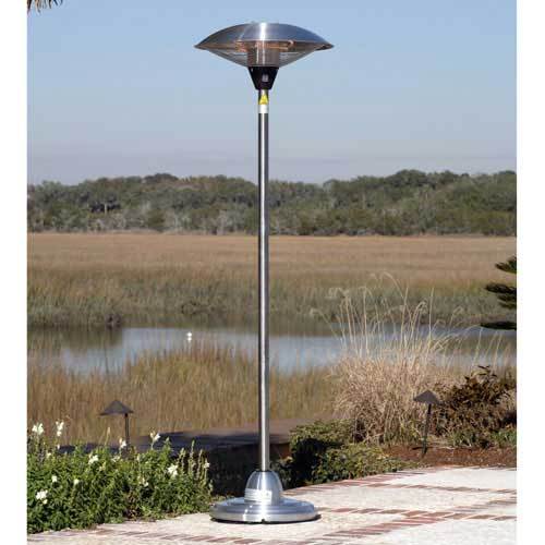 Fire Sense Floor Standing Stainless Steel Halogen Patio Heater Kaydoo