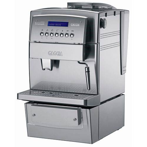 Gaggia Titanium Office Automatic Espresso Machine - Silver and Stainless Steel