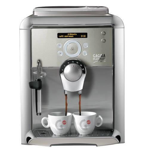 Gaggia Platinum Swing Up Espresso Machine in Platinum