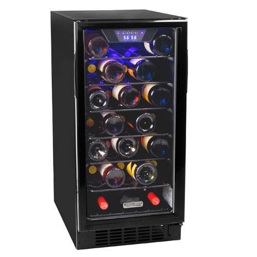 Koldfront 30 Bottle Builtin Single Zone Wine Cooler Dazzlesphere