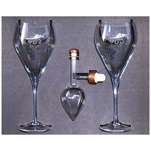 Centellino Gift Box Decanter And Two Wine Goblets Myblab