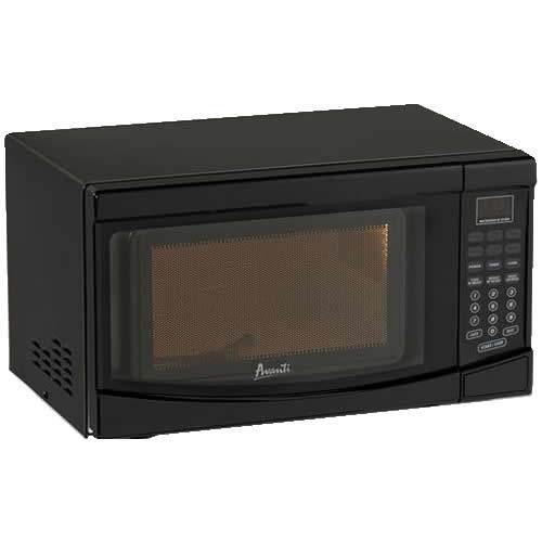 Avanti 0.7 Cubic Foot Black Electronic Control Microwave Blogset