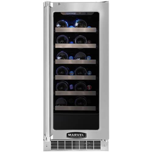 Marvel Professional 15 Inch Wine Cellar With Black And Locking