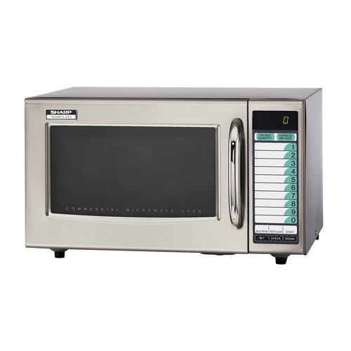 Sharp 1000 Watt Commercial Microwave With Commputerized Touch Controls