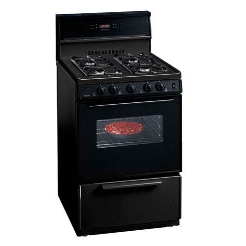 Premier 24 Electronic Ignition Gas Range Black Kandu