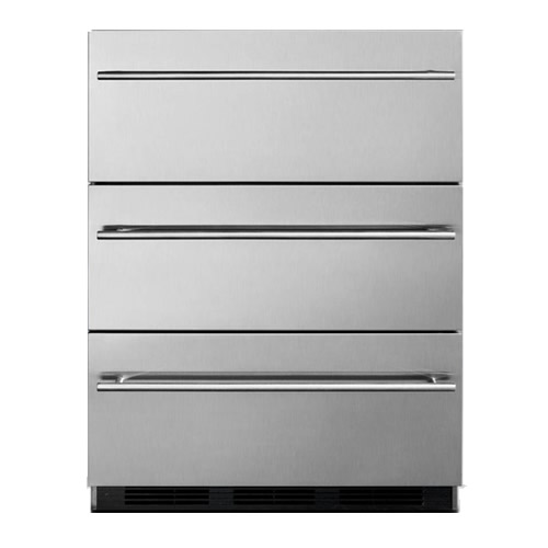 Summit 5.4 Cu. Ft. Triple Drawer Outdoor Refrigerator Yanyx