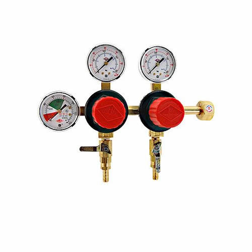 Taprite 2 Product Dual Pressure Co2 Beer Regulator W/ Knobs Realcube