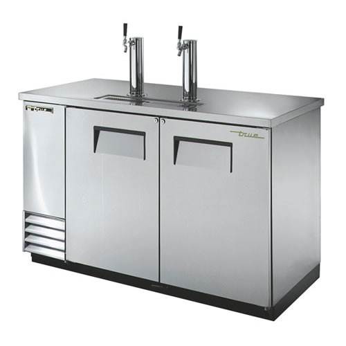 True 2 Keg Stainless Steel Direct Draw Beer Dispenser | Jumppad
