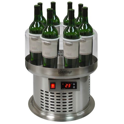 Vinotemp 8 Bottle Open Wine Cooler Rhyzzy