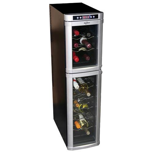 Koolatron 18 Bottle Dual Zone Wine Cooler Flashdog